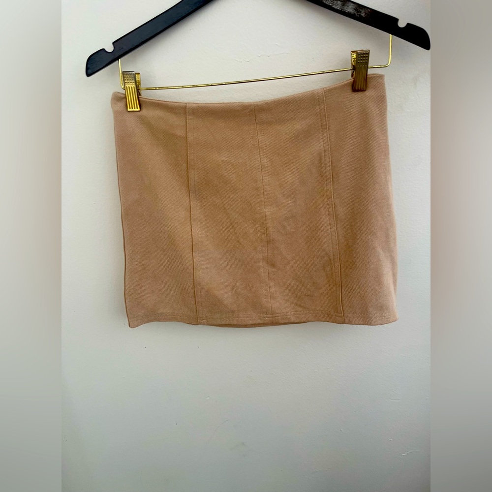 Altar’d State Cream Mini Skirt Size Small